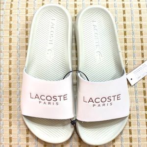 Lacoste slides-NWT SIZE 8/9